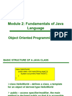 2 Fundamentals of Java Language