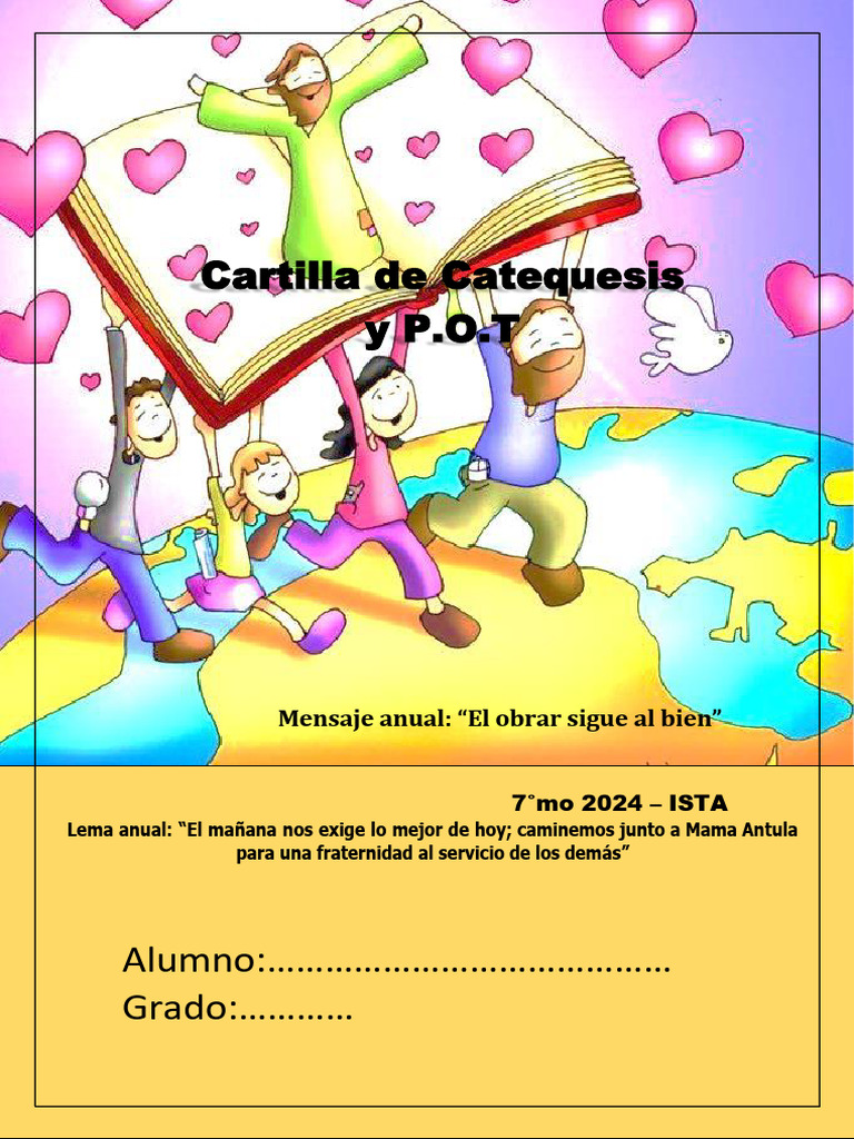 Cartilla de Catequesis 7°mo 2024 | PDF | María, madre de Jesús | eucaristía