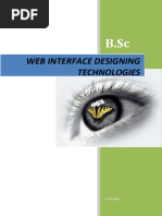 ANU UG 5th Sem B.SC Computers Web Interface Designing Technologies Material PDF (WWW - Anuupdates.org)