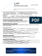 Solicitud de Linea de Credito Exel Solar