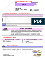 Sesión de Aprendizaje Jueves 24 - 08