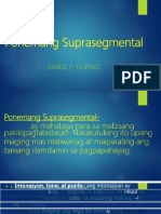 Ponemang Suprasegmental Grade 7