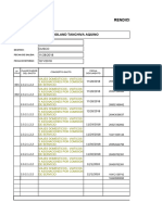 Rendicion Facturas y Boletas CUSCO