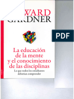 DG C3 Gardner Cap 6 El Diseno de Una Educacion para La Comprension