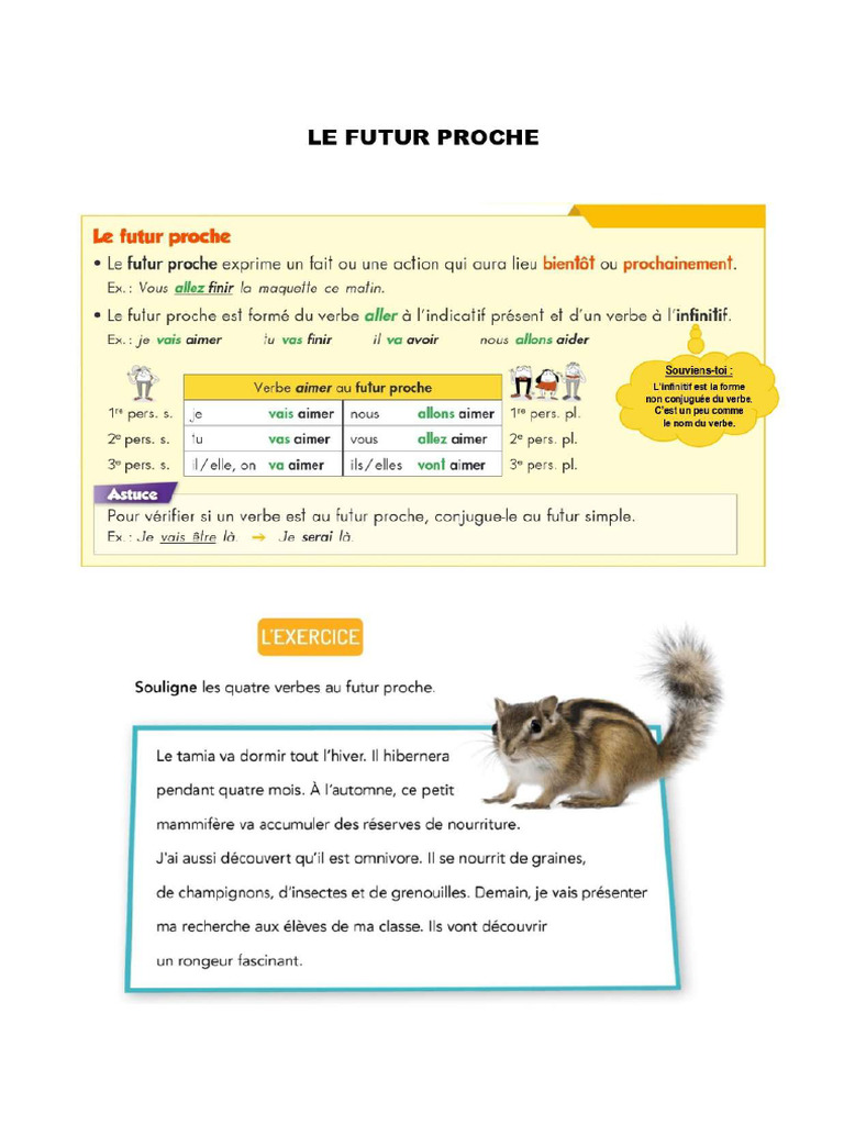 Futur Proche | PDF