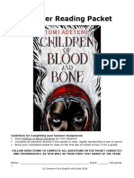 Children of Blood and Bone Summer Packet