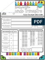 Examen Segundo Trimestre - Segundo - Ciclo 23 - 24