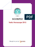 Scorpio Horoscope 2012