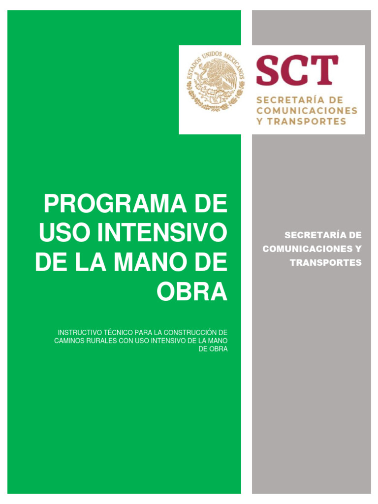 Construcción de Caminos Rurales: Manual Técnico | PDF | Albañilería ...