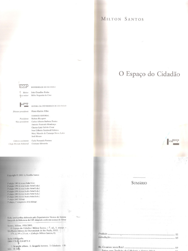 O Espaço do Cidadão: Cidadania e Geografia | PDF | Economia | Estado