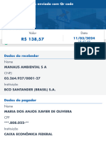 Valor Data: Manaus Ambiental S A 03.264.927/0001-27 Bco Santander (Brasil) S.A