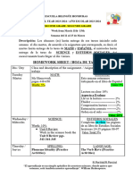 Segundo Grado Hoja de Tareas#5 (III Parcial) - 2nd Grade Homeworksheet #5 (III Partial)