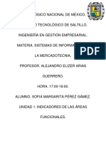 U1 Indicadores de Las Areas Funcionales