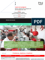 Proyecto de Investigación: Impacto de La Jubilación y Calidad de Vida en Trabajadores Del Banco de La Nación Lima - 2023