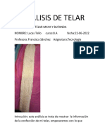 Analisis de Telar