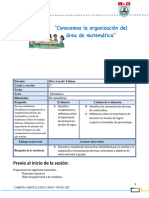 S1-1RO Conocemos La Organización Del Área de VI Ciclo