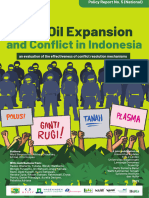 Palm Oil Expansion: and Con Ict in Indonesia