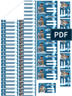 Etiquetas Escolares Messi