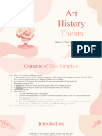 Art History Thesis by Slidesgo