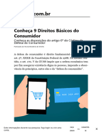 Conheça 9 Direitos Básicos Do Consumidor - Jusbrasil