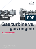 Gas Turbine vs Gas Engine