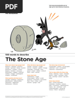 The Stone Age: 100 Words To Describe