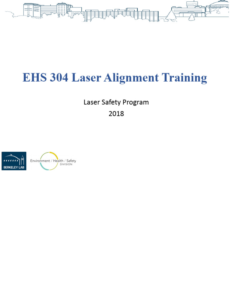 Laser Alignment Safety Training Guide | PDF | Optical Filter | Laser