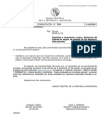 Banco Central de La República Argentina Sobre Plazos Fijos A7978