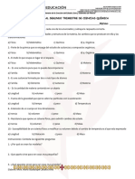 examen de segundo trimestre quimica