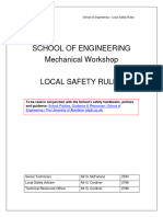 School of Engineering Mechanical Workshop