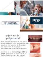 Pulpotomía y Pulpectomía