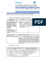 SESIÓN DE APRENDIZAJE DE Mate y Relig