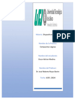 Práctica 2 - Compuertas Lógicas - Medina Oscar 4-A MAA