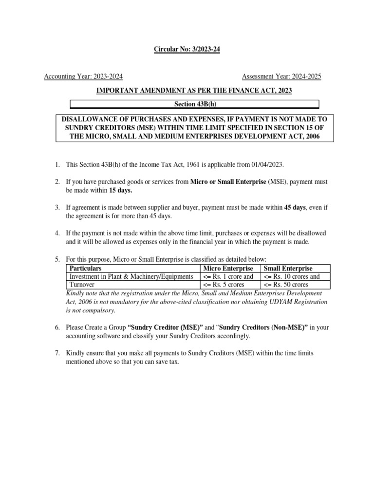 Circular No | PDF