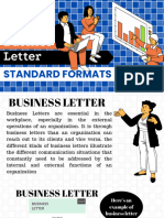 Business Letter and Its Standard Formats