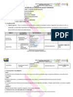 Plan de Acción de La Comisión de Salud y Deportes