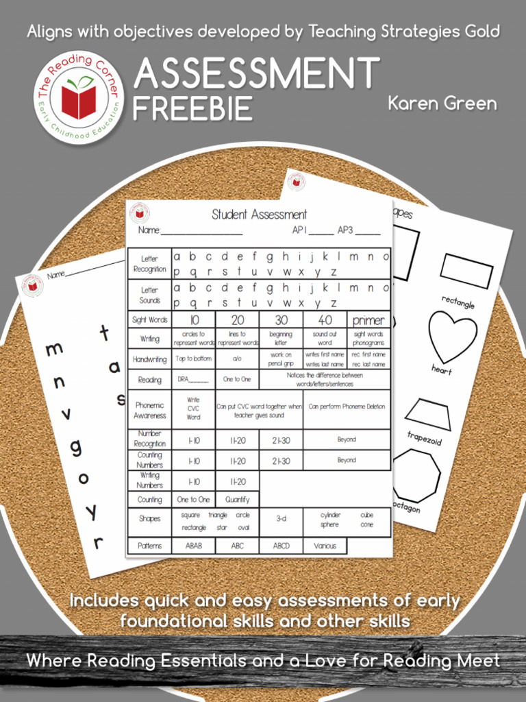 Earlylearnerassessmentfreebie 1 Pdf Classical Geometry Geometric