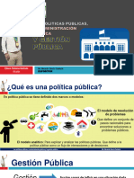 Las PP, La Administración Pública y Las GP 2109