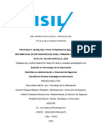 Formato Del Proyecto de Investigación