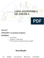 Aula 1 Geografia Económica de Angola