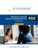 Maestria Comercio Emprendimiento Innovacion