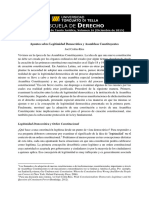 Colo, Apuntes Sobre Legitimidad Democrática y Asambleas Constituyentes