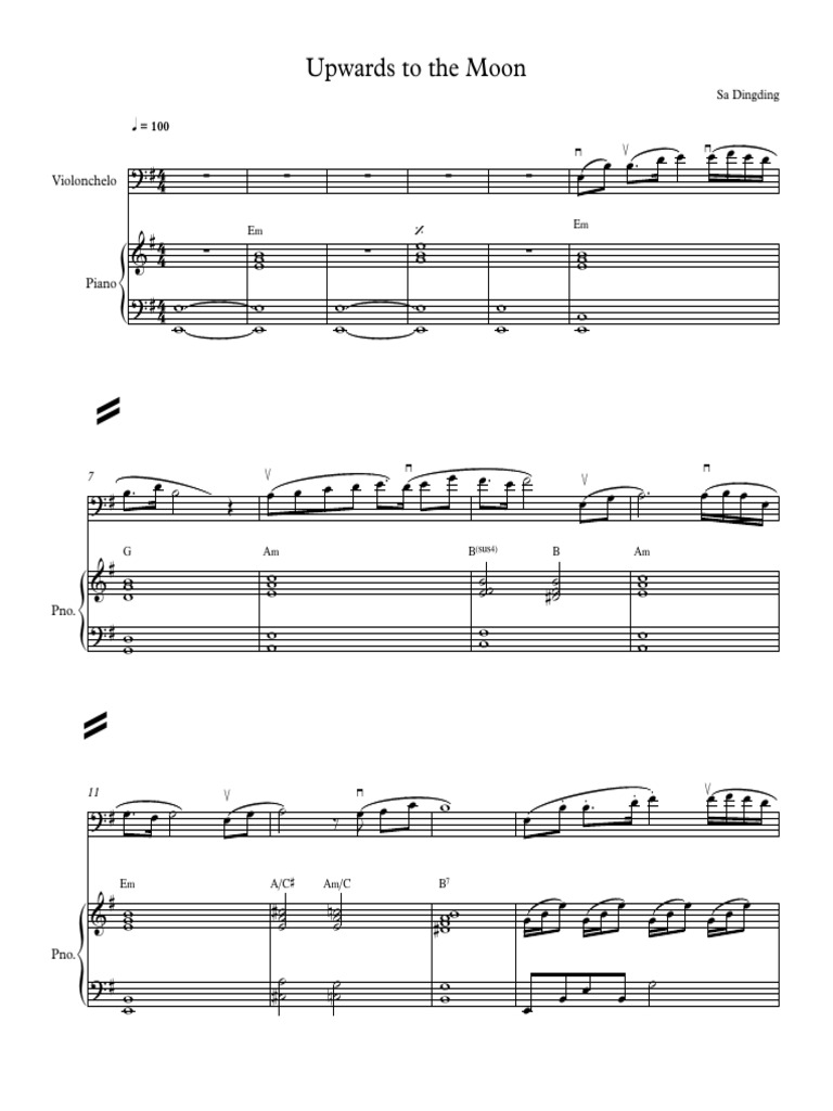 Upwards To The Moon - Final Full Score (Revised) | PDF | Échecs