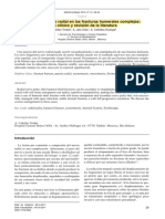 Paresia Del Nervio Radial en Las Fracturas Humerales Complejas: Caso Clínico y Revisión de La Literatura