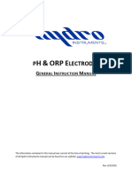 PH & ORP Electrodes - General Instructions