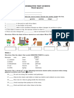 WEEKLY TEST SCIENCE 3rd