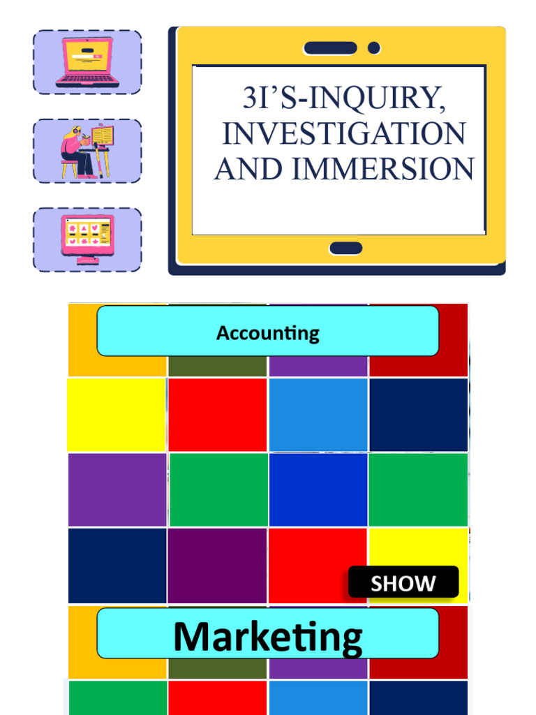 3i's Module 1: Inquiry and Research Guide | PDF | Information | Question