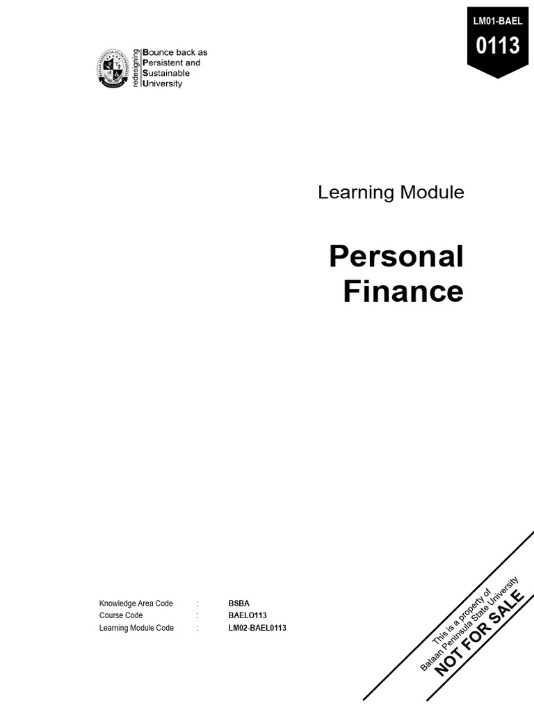 2021 PERSONAL FINANCE PACKET 5 Fo GC | Download Free PDF | Credit ...