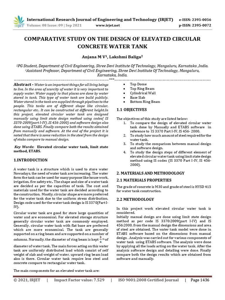 Irjet Comparative Study On The Design of | PDF