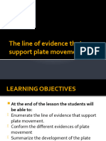 Enumerate The Lines of Evidence That Support Plate Movement